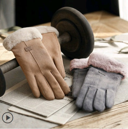 Luxury Suede Touch Screen Gloves – Cozy, Stylish & Perfect for Winter Driving!