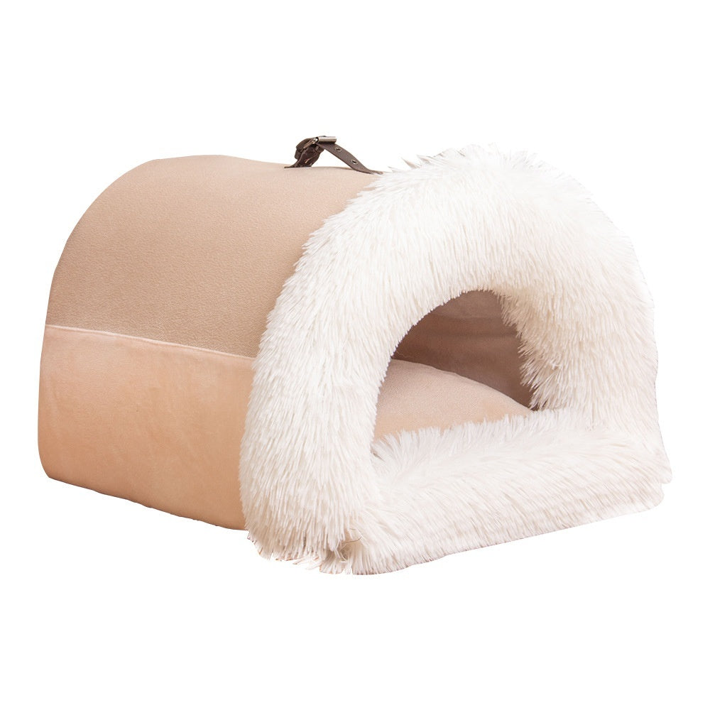 Cozy & Warm: Splice Portable Pet Nest – Perfect for Autumn & Winter Comfort